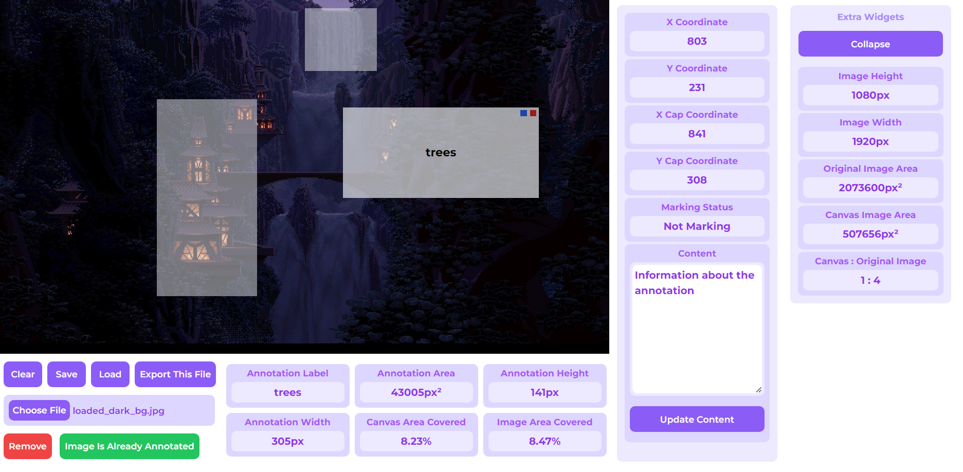 Image Annotation Tool